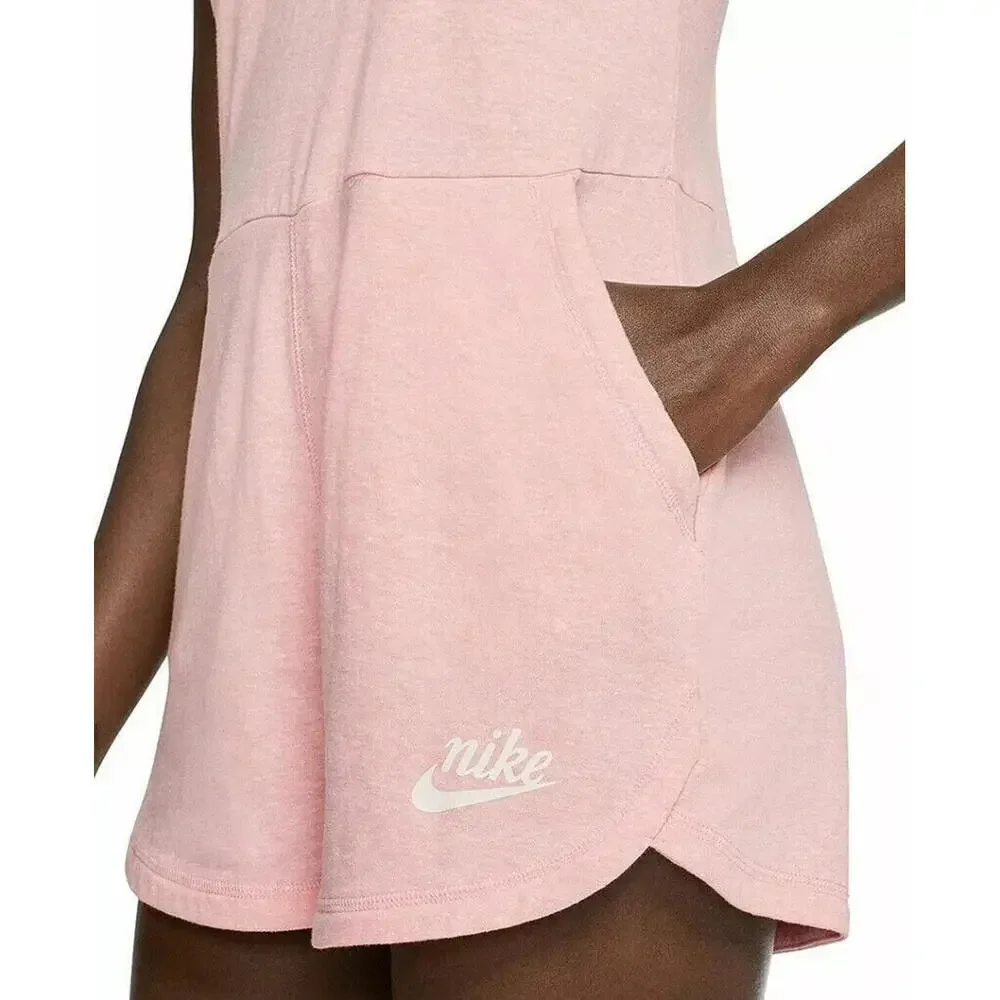 Nike Women's Sportswear Gym Vintage Romper, PINK, SIZE XS - Picture 2 of 3